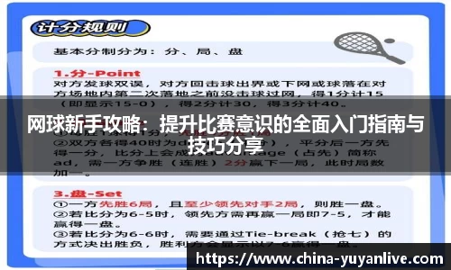 网球新手攻略：提升比赛意识的全面入门指南与技巧分享